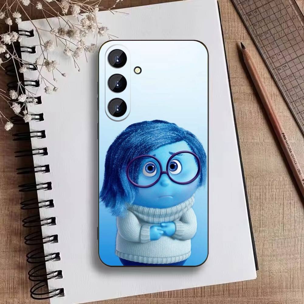 A-Adventure Anime Inside Out Phone Case For Samsung Galaxy A73,A21s,A22,A31,A52,A53,A71,A41Soft Black Shell