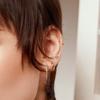 Gold Cross Cubic Zirconia Stud 925 Silver Earrings E061-01G