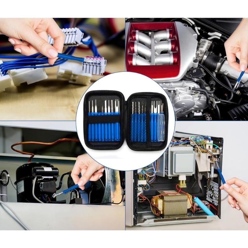 Universelles Werkzeugset zum Abziehen und Trennen von Auto-Klemmpins Für präzises und beschädigungsfreies Zerlegen von Kabeln