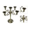 5 Arm Candlestick Holder Iron Retro Decorative Candle Holder Centerpiece for Home  