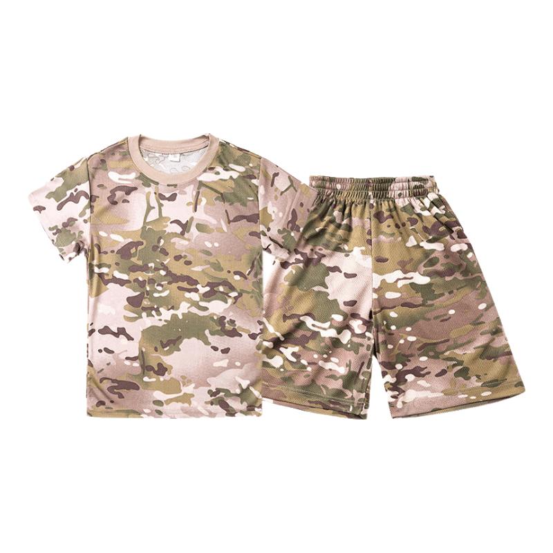 Kids Summer Camouflage Military Training Uniform Set 150