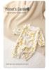 A-Class Cotton Baby Girl Romper - Princess Style, All-Season Newborn Jumpsuit