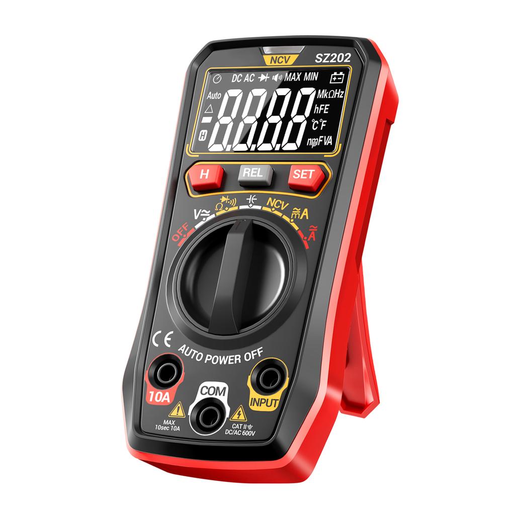 Digital Multimeter, Auto-Ranging 4000 Counts, Portable Ohm Volt Amp Tester Measures NCV, Voltage, Current, Diode, Capacitance