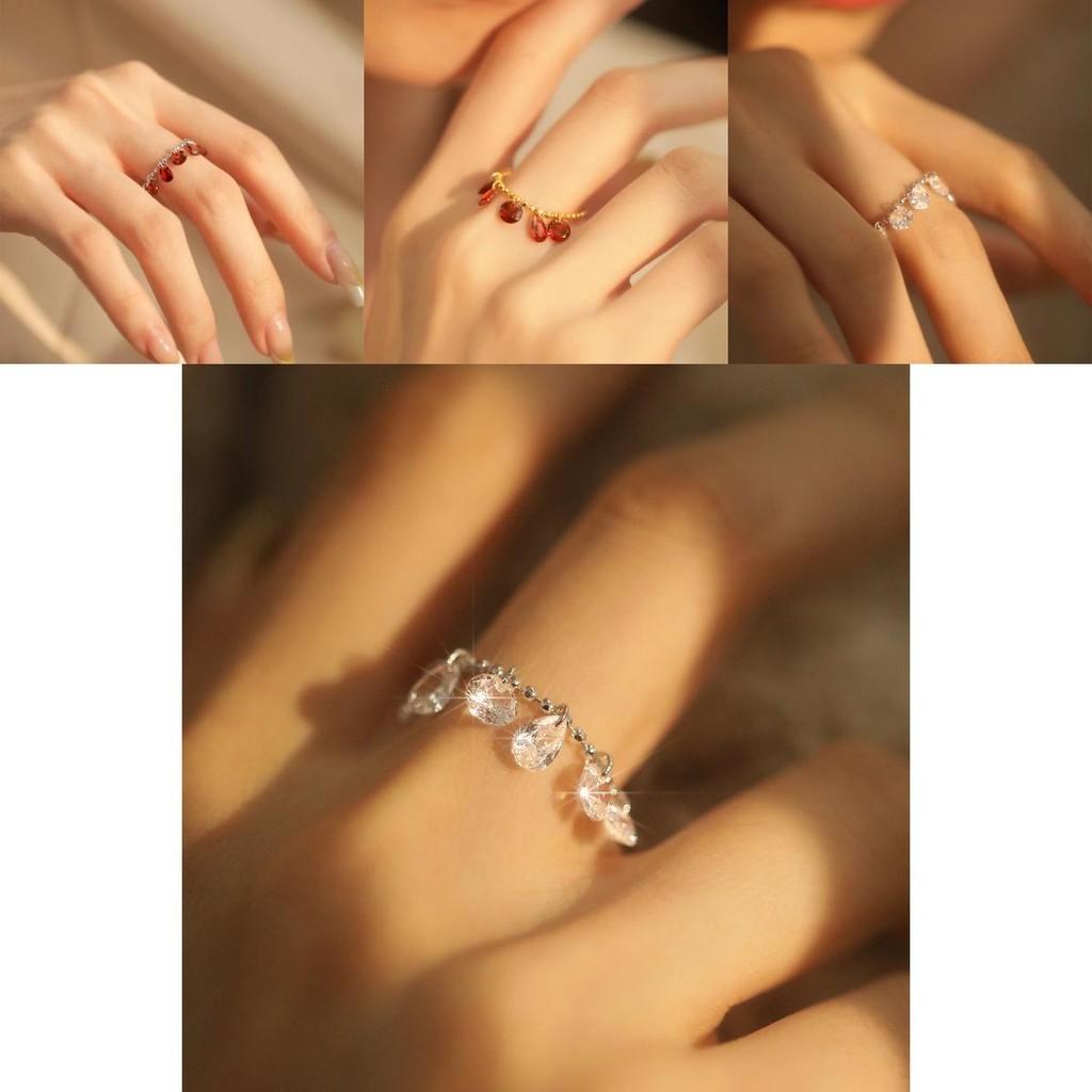 Stylish Elegant And Adjustable Finger Ring For Women With Chic Fringed Design And Modern Appeal