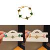 Light Luxury Flower Style Copper Bracelet With Genuine Gold Plating For Women