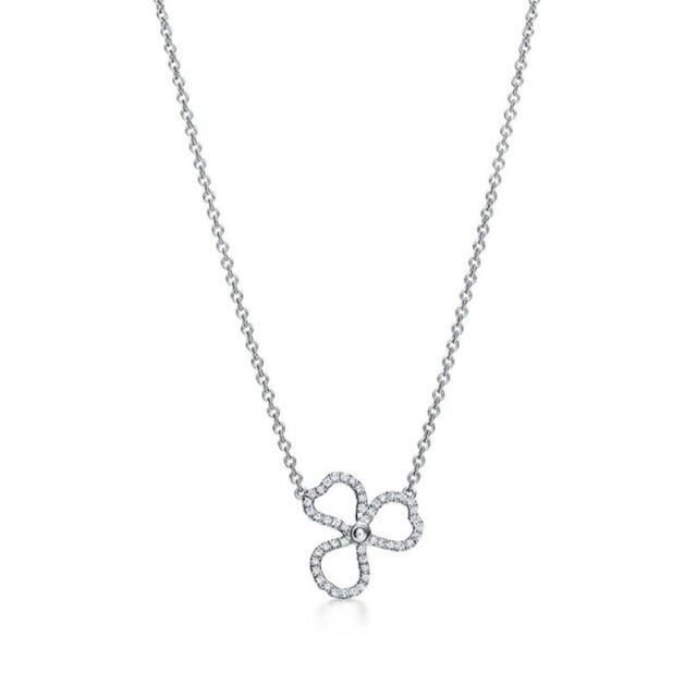 

New Arrival 100 Gathering Jewelry %Sterling Tone Flower Rhyme Series ,With Cubic Zircon Flower Pendant Pendant Necklace Original Ladies