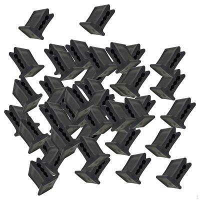 100 Stück Gewächshausfolienklemmen Schattierungsnetz-Clips Robust für 2 mm bis 5 mm Stahldraht Plane PP