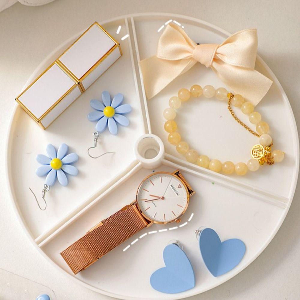 Rings Home Rack Earring Holder Stand Detachable Jewelry Display Rack Rotating Necklace Shelf