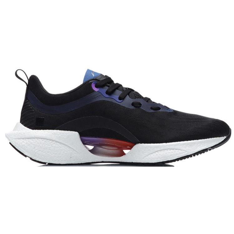 New LiNing Super Light 18 Low Top Running Shoes Women's Black Blue ARMR008-2