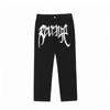 Streetwear Jeans Black Straight Leg Casual Denim Pants High Street Style