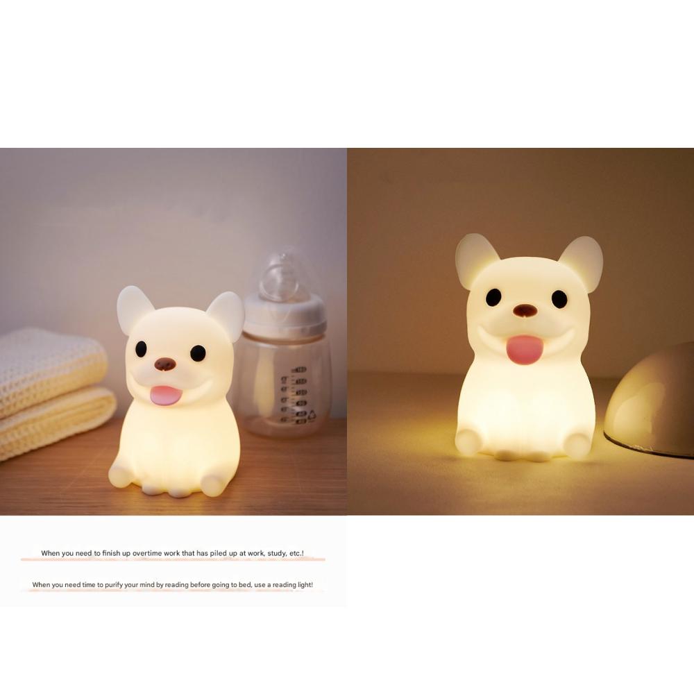 Snemon Französische Bulldogge Silikon Stimmungslicht