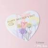 Mother's Day Floral Cake Decoration with Pearl Bow Retro Print Edging