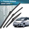For Toyota Estima 2000-2005 2001 2002 2003 2004 Wiper Front & Rear Wiper Blades Windshield Windscreen Window Brushes 26"+18"+16