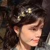 5pcs Elegant Golden Flower Hair Forks Hairstyle Tools Wave Zinc Zinc Alloy Barrettes  Bridesmaid