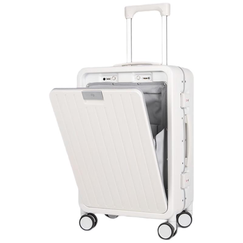 JD Zhizao Wuji One-Key Front-Open Aluminum Frame Luggage 20-inch