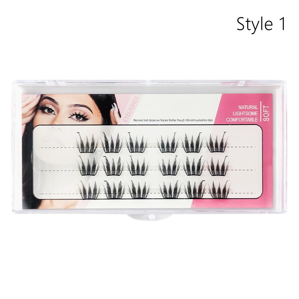 Einzel-Cluster Falsche Wimpern Set Weiche Flauschige DIY Grafting Wimpern DIY Wimpernverlängerung