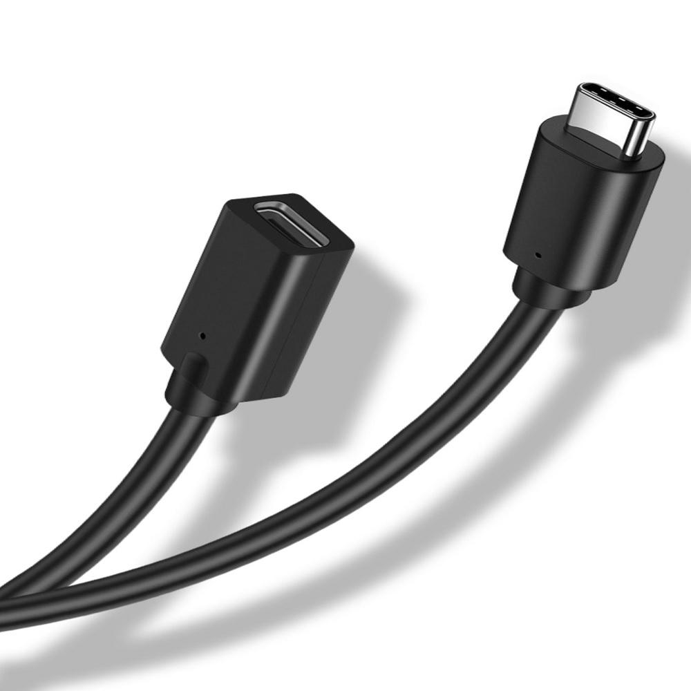 USB 3.1 Type C Male to Female Charging Data Extension Cable 30cm