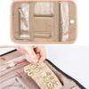Polyester Jewelry Organizers Travel Pouches Storage Roll Suitable for Earrings Necklaces Bracelets Compact Design