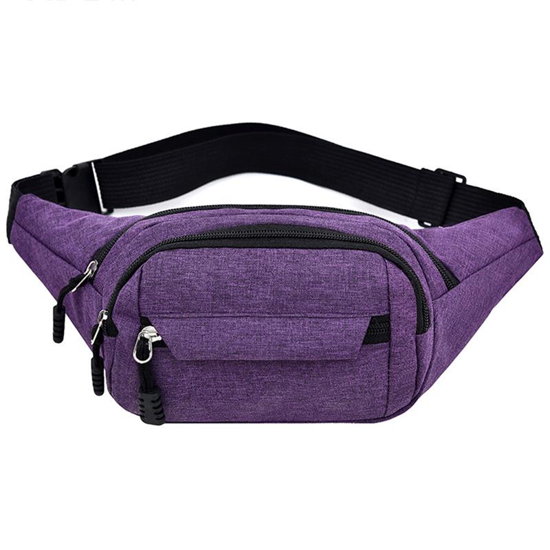 Pánský balíček na prsa Vodotěsná outdoorová sportovní taška Plátěná taška Korejská taška do pasu Fanny Pouch Crossbody Pánská banánová taška