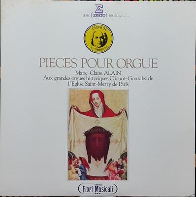 LP Record MARIE CLAIRE ALAIN - Pieces Pour Orgue ERA1017 ERATO 1975 Japan Classical Used