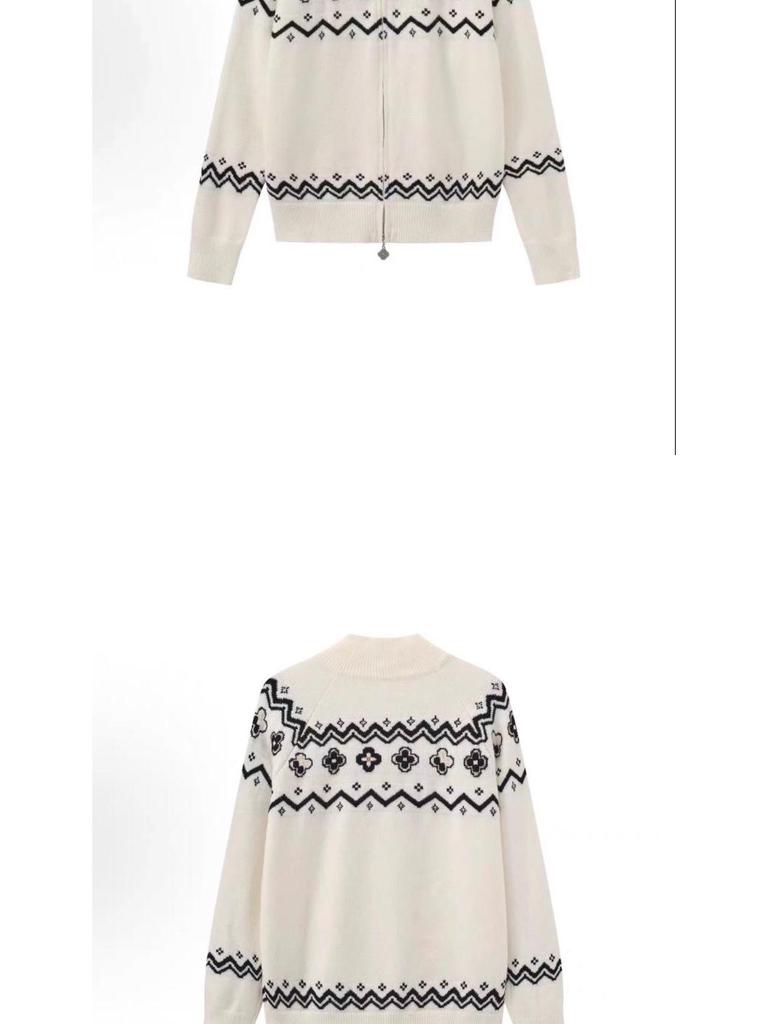 Unisexový americký retro pletený svetr Fair Isle - Volný, ležérní, všestranný pulovr na podzim/zimu.