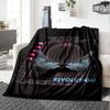 1pc FUTURE REVOLUTION Soft Flannel All Season Throw for Home, Office, Outdoor UseDurable Comfort Soft Warm Throw for Home