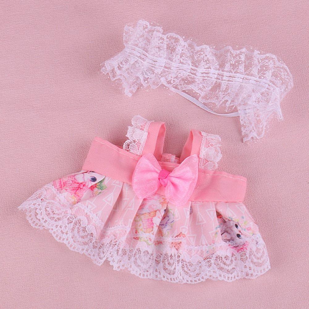 Clothes Cotton Doll Lolita Clothes 20cm Plush Doll Clothes 20 Cm Doll Jk Uniform Clothes  Kids