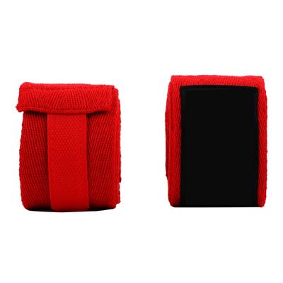 Erwachsene 1 Paar Elastische Handbandagen Handwickel für Boxen Kickboxen Muay Thai (rot)