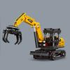 Non-Toxic Sembo 4In1 Grabbing Machine Assemblage Building Blocks Kits Moc Excavator Truck Model Bricks Car Construction Set Children Toys Gift