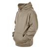 2024 Herbst Hoodie mit Samtfutter und gestapeltem Kragen: Trendig Unisex Lässig Lockere Passform