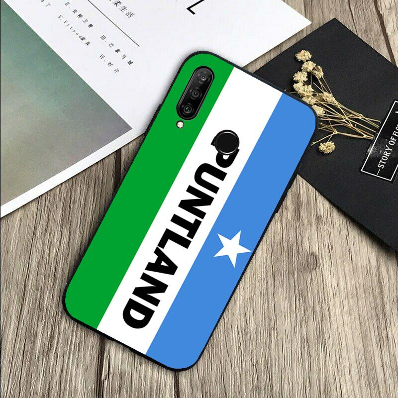 Puntland State Somali Flag For Huawei Nova 11 9 10 SE Y70 Y60 Y90 Y61 Y91 Y73 Y72 12i 11i 8i P30 P40 Lite P60 Pro Case