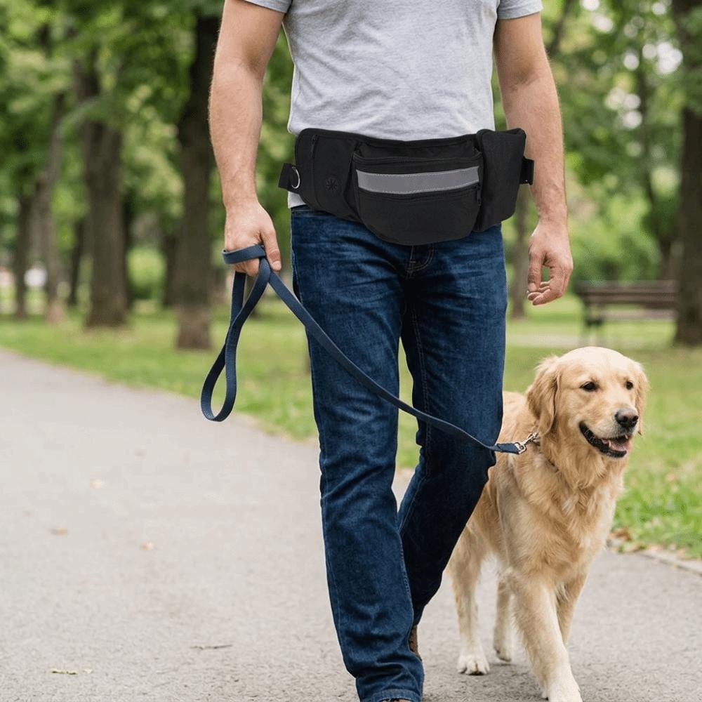 Adjustable Waist Straps Dog Training Pouch Outdoor Walking Waist Pack Cycling Outdoor Trips