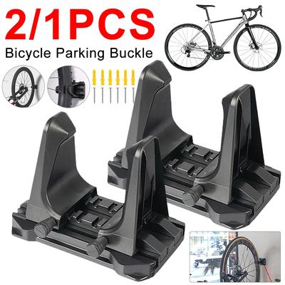 2/1 SZT. Klamra Parkingowa do Roweru Regulowana Rower Górski Szosowy Montaż Ścienny Wspornik do Przechowywania Hak do Zawieszania Stojak do Naprawy Stojak