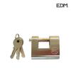 High Security Reinforced Brass Padlock 50.5x48.5x20mm Blister Pack
