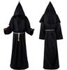 Halloween Medieval Monk Wizard Cloak with Hood