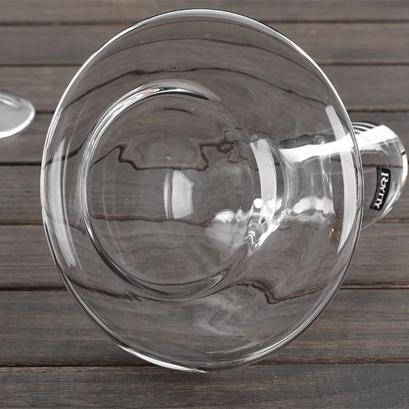 Flat Base Red Wine Decanter 1000ML Superior Handmade Crystal  Pourer Premium Water Carafe Thickened Wall