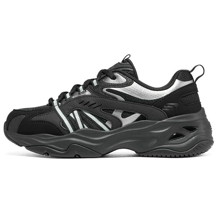Skechers DLites 4.0 Trendy Comfort Low-Top Casual Shoes Women sneakers Black 896080-BBK 39