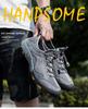 Men's Summer Breathable Odor-Resistant Mesh Leather Non-Slip Hiking & Outdoor Sports Shoes