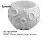 Space Inspired Gift 3D Printed Lunar Flowerpot for Succulents, Creative Moon Surface Planter Decorative Photography Prop Desktop Decor, Minimalist