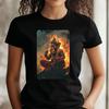 T-Shirt Women Ganesha Portrait Motif Cotton Size XS To 3XLWill Open In a New Window or Tab