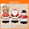 Santa Decorations Christmas Cutlery Sets Party Table Tops Products Decorative