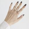 Women's Adjustable S925 Sterling Silver Retro Minimalist Open Ring