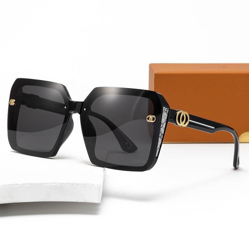 BMW New Arrivalaccessible Luxury Uv Square Frame Women's Sunglasses Uv Protection Polarized Sunglasses Sun Protection Elegant Big Face Slimming Look