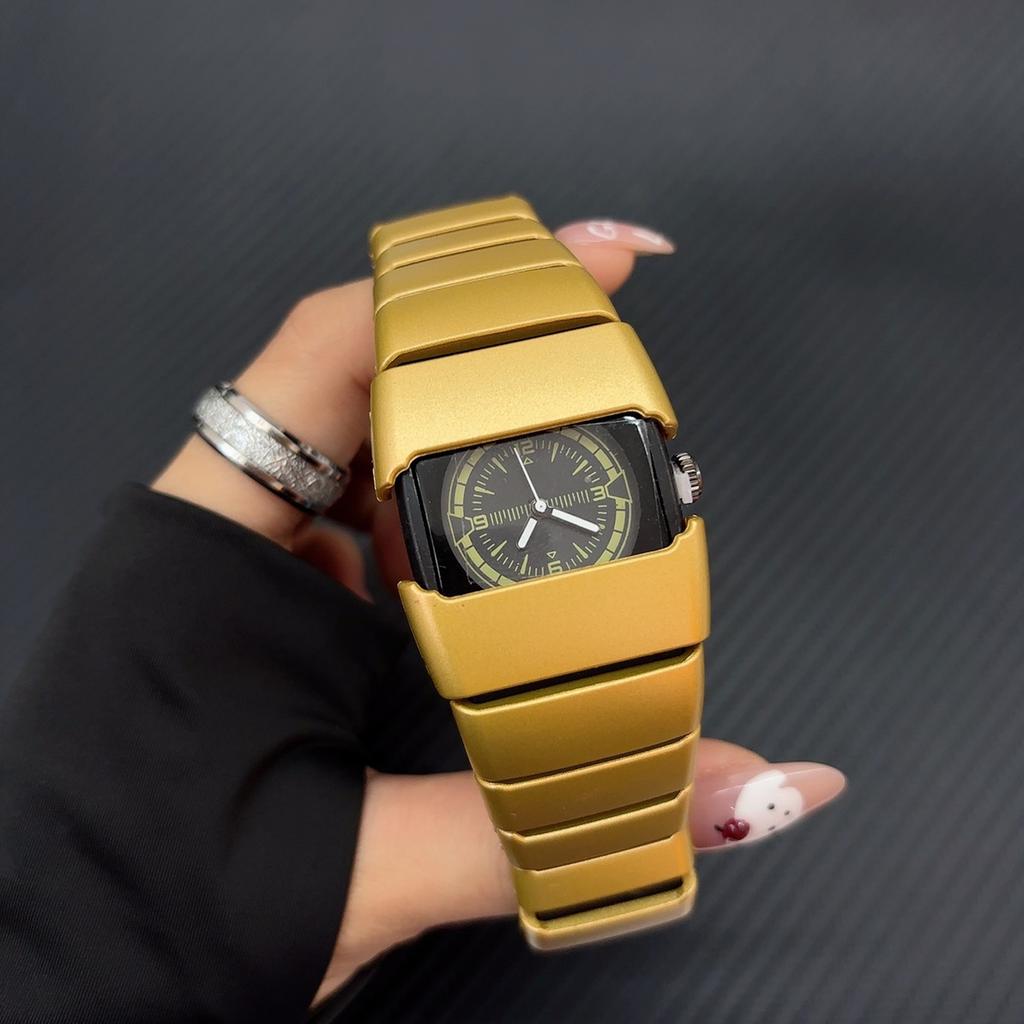 Millennium Style Special-Shaped Design Watch For Men And Women, High Value, Trendy Retro And Versatile, High-End Men And Women'S Quartz Watch