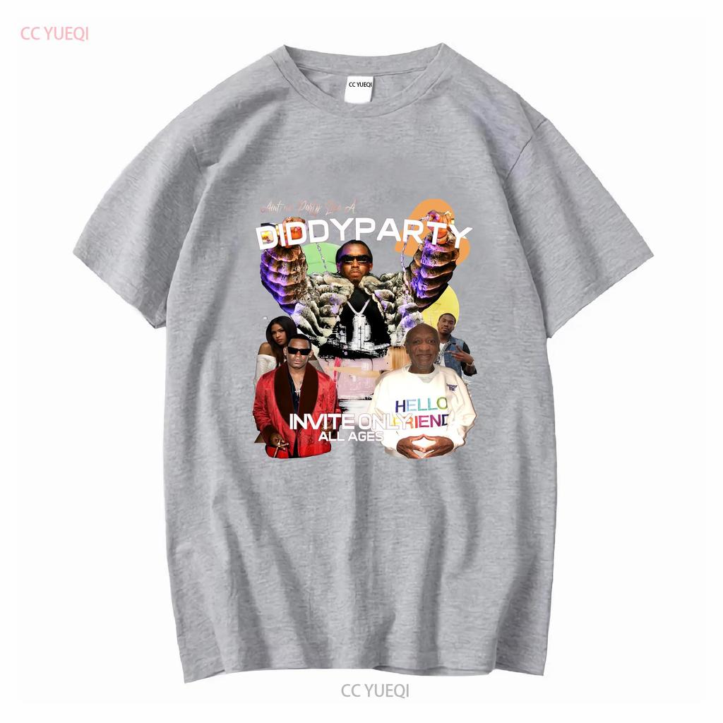 Aint No Party Like A Diddy T Shirt Retro Vintage Y2k Aesthetic vintage Washed Stylish graphic Stretched Versatile Slightly