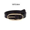 Red Jeans Belt PU Women's Waistband Fashion Needle Buckle Belt  Decoration Belt