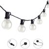 25FT Patio Lichterkette Weihnachten G40 Globe Festoon Glühbirne Fee Lichterkette Party im Freien Garten Girlande Hochzeit Dekorativ