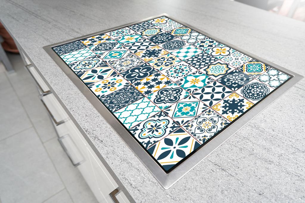 SZKLANA DESKA DO KROJENIA 52x30 MOZAIKA