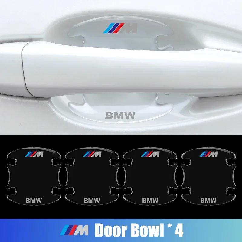 BWW1 2026 Car Sticker Transparent Car Door Bowl Handle Protect Stickers For BMW 1 2 3 4 5 6 7 Series X1 X3 X4 X5 X6 X2 X7 F10 F15 F16