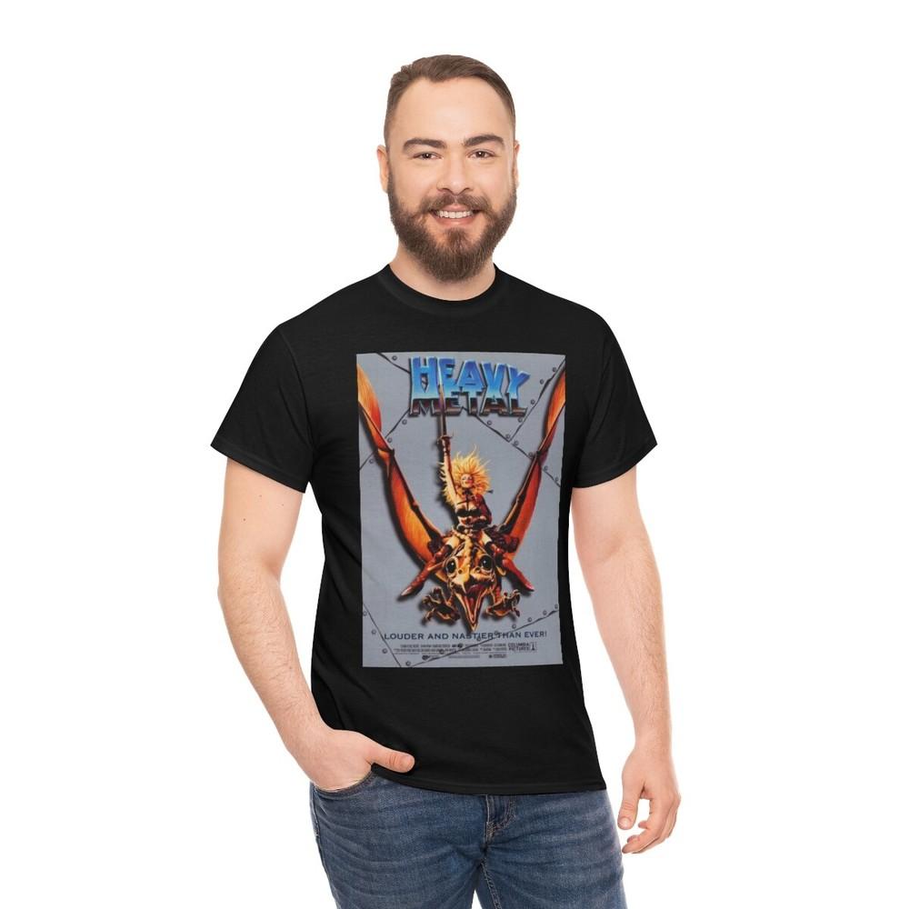 HEAVY METAL Movie Poster  Short Sleeve Tee Unisex T-Shirt L